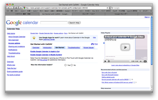 Mac OSX Tips iCal��Google�J�����_�[�̓���